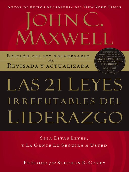 Title details for Las 21 leyes irrefutables del liderazgo by John C. Maxwell - Available
